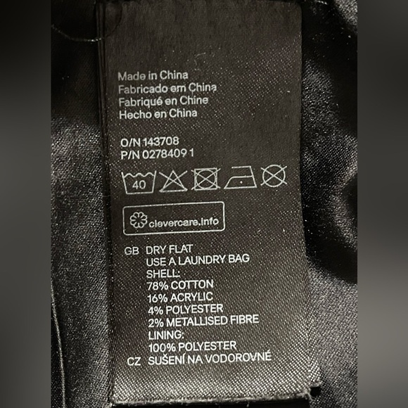 H&M Women’s Tweed Style Kimono Cardigan with Metallic Detail Size Medium - Picture 7 of 7